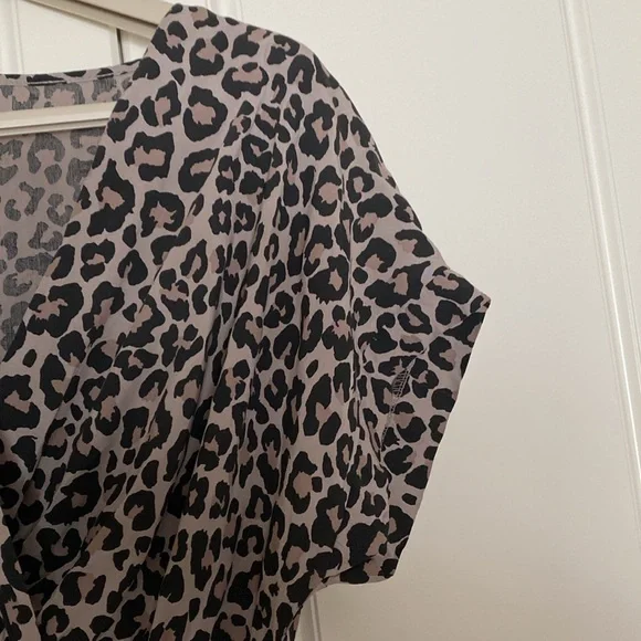 MODA ITALIA ANIMAL PRINT SUMMER DRESS . - Picture 3 of 10